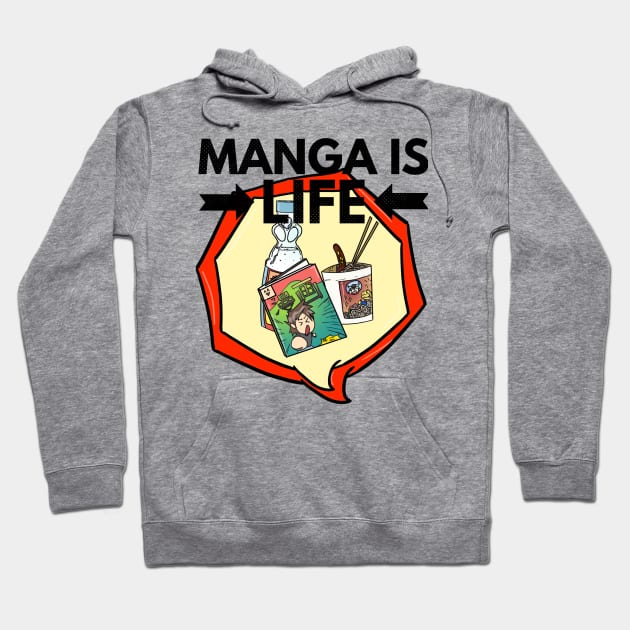 MangaLife Hoodie by Six Gatsby